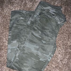 Loft camo jeans